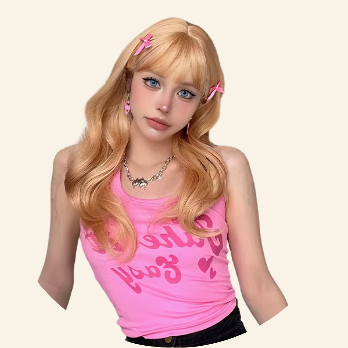 Strawberry Shine Synthetic Wig