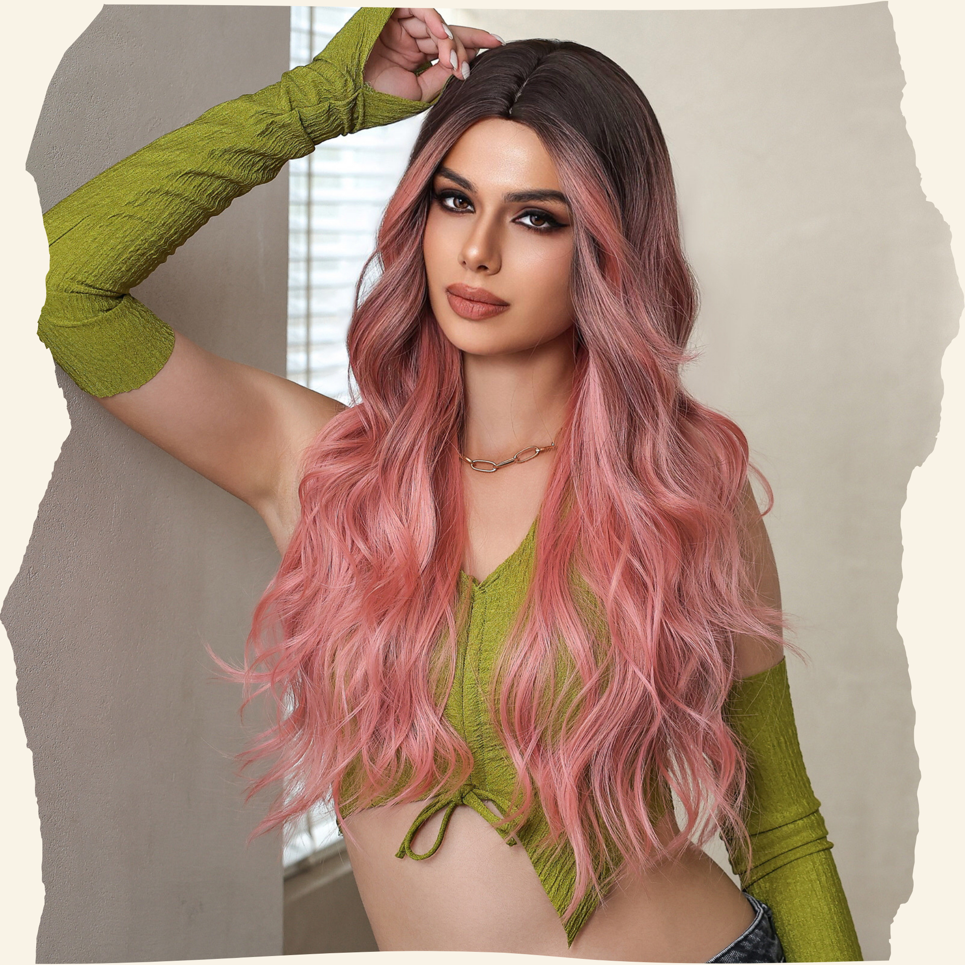 Rose Quartz Reverie Synthetic Wig