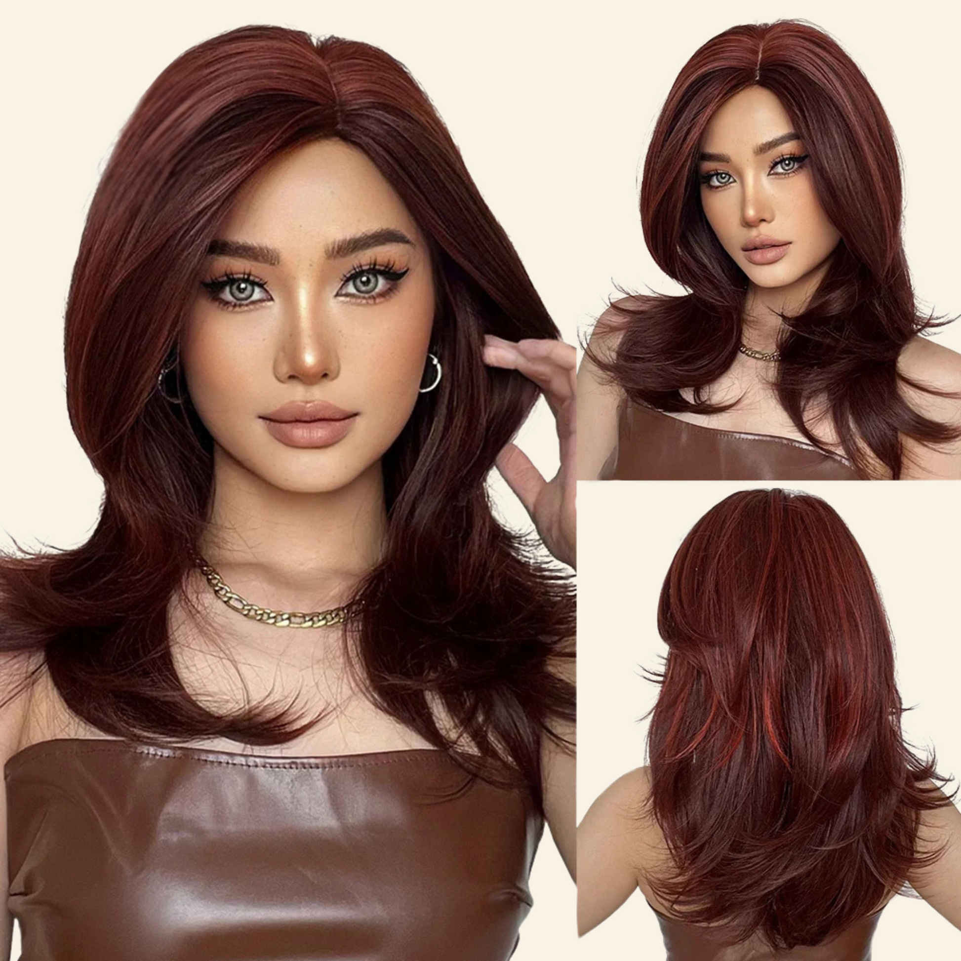 Velvet Ember Synthetic Wig