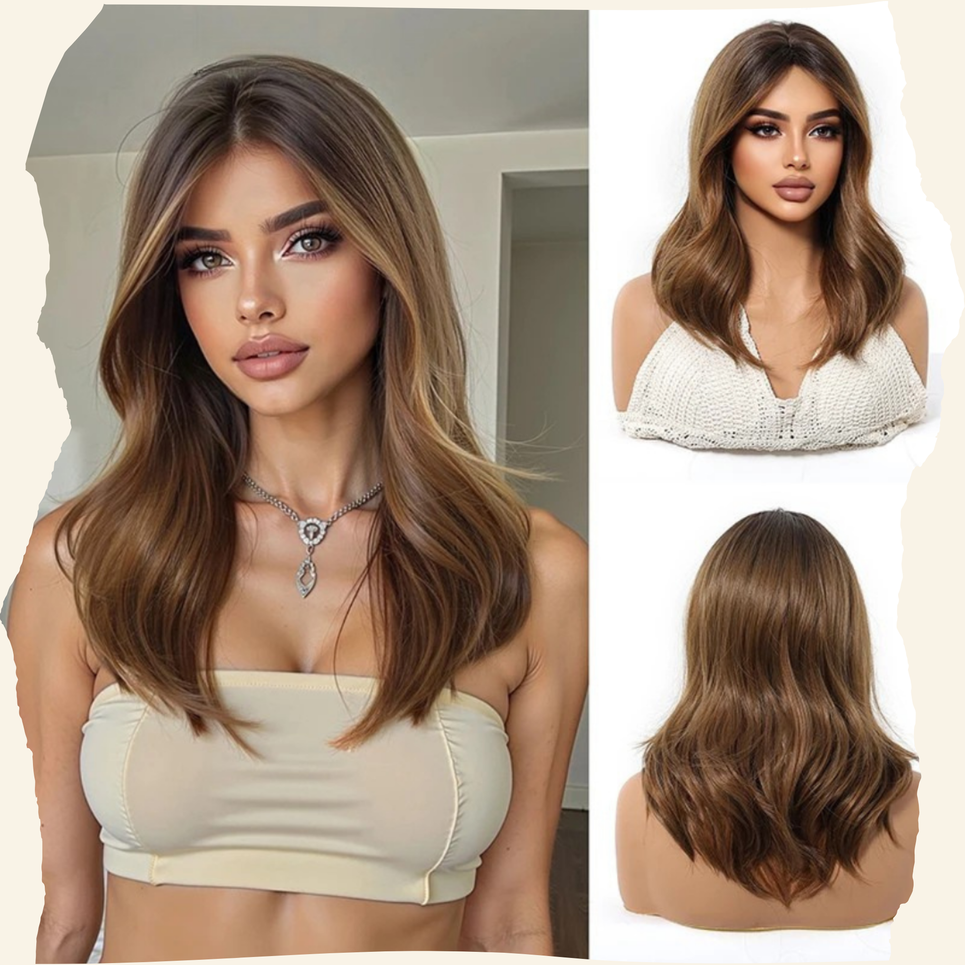 Amber Serenity Synthetic Wig