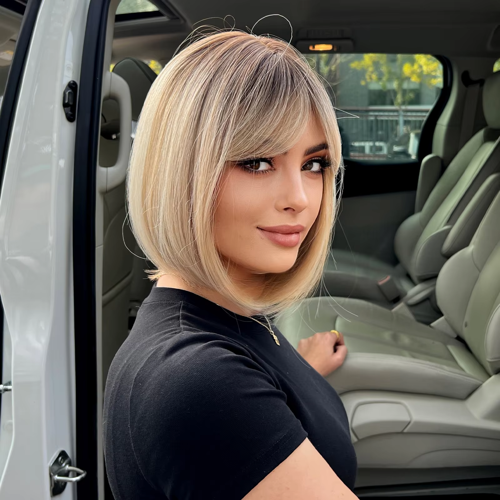 Frosted Gleam Synthetic Wig