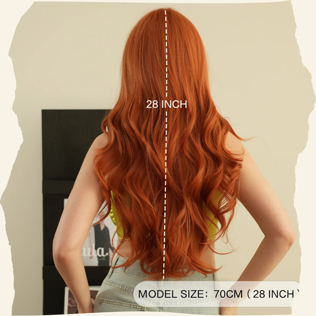 Fiery Cascade Synthetic Wig