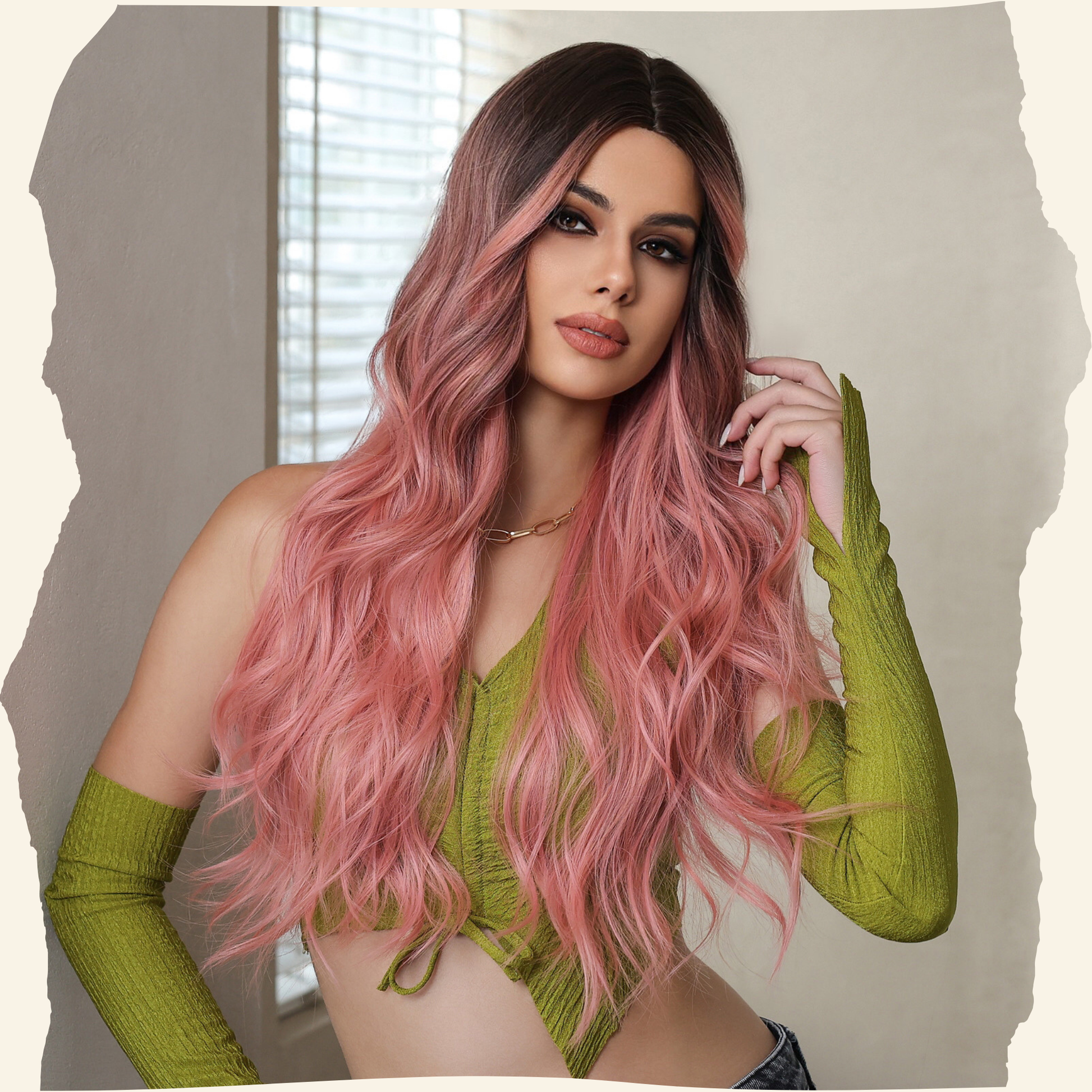 Rose Quartz Reverie Synthetic Wig