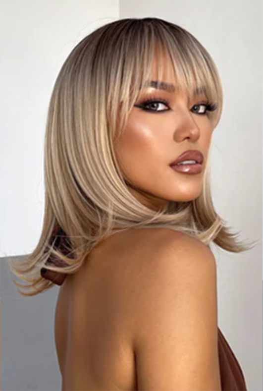 Sunlit Layers Synthetic Wig