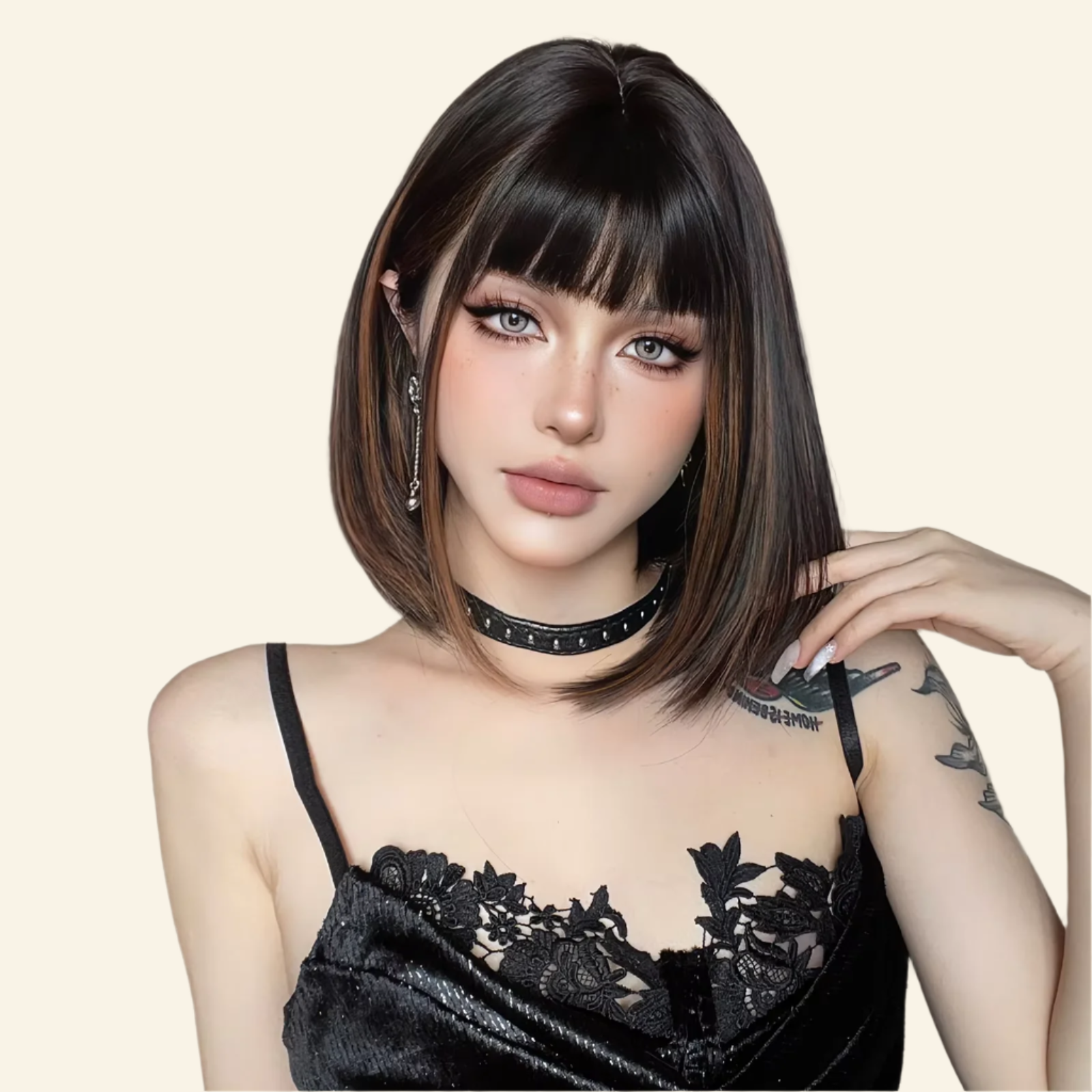 Midnight Elegance Synthetic Wig