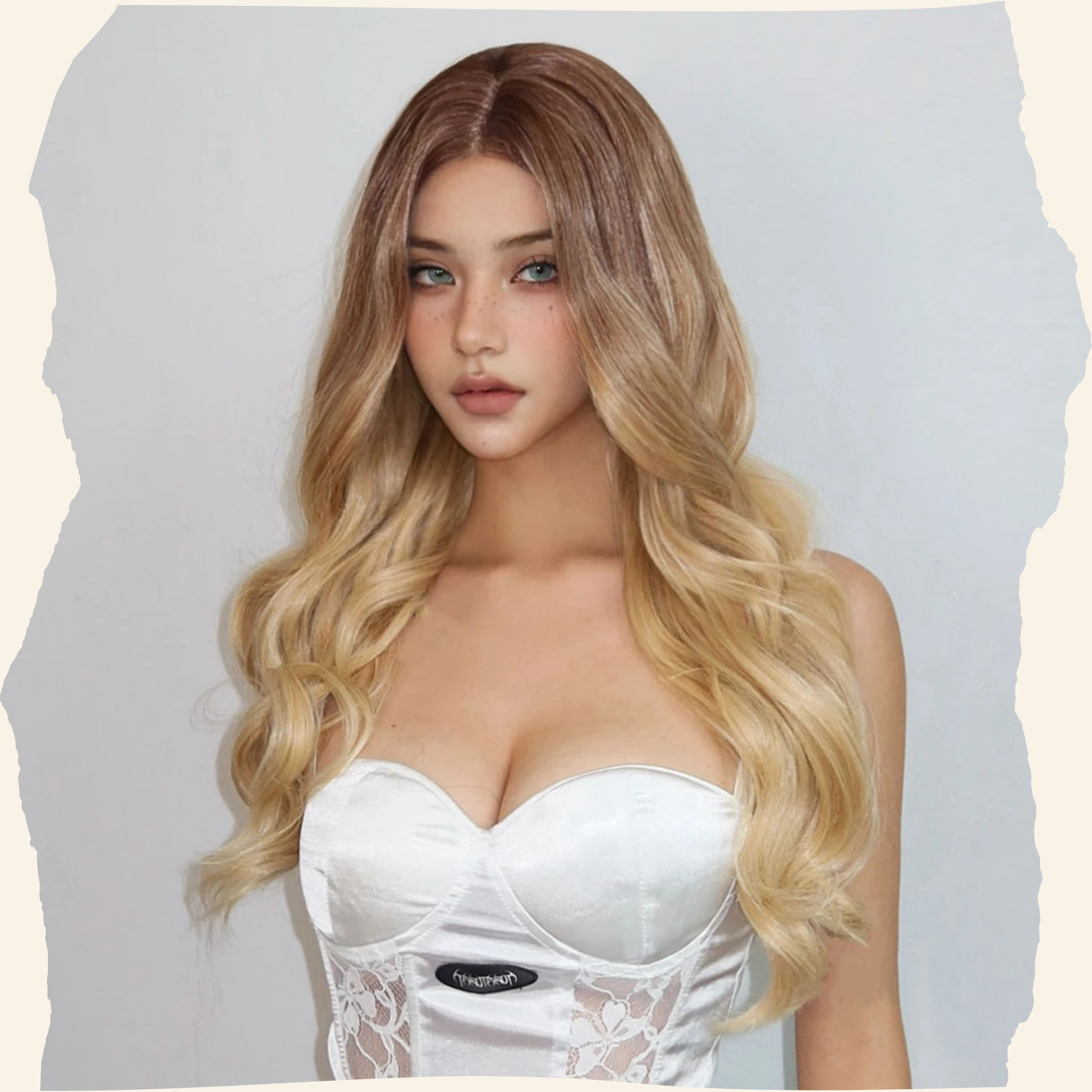 Golden Serenity Synthetic Wig