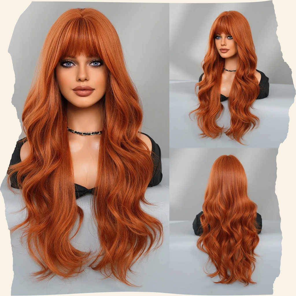 Fiery Cascade Synthetic Wig