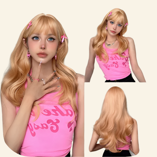 Strawberry Shine Synthetic Wig