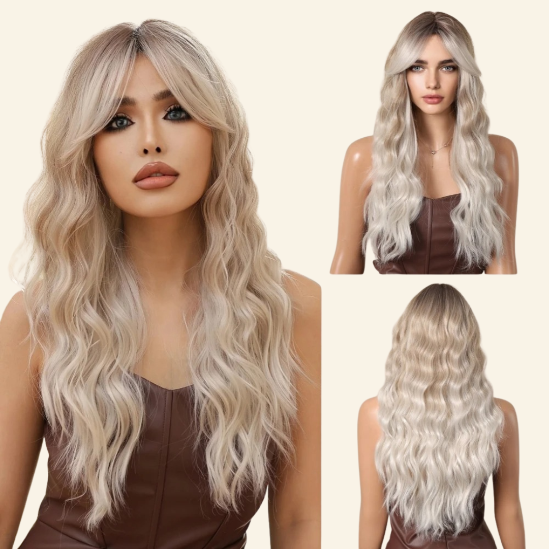 Lunaria Platinum Synthetic Wig