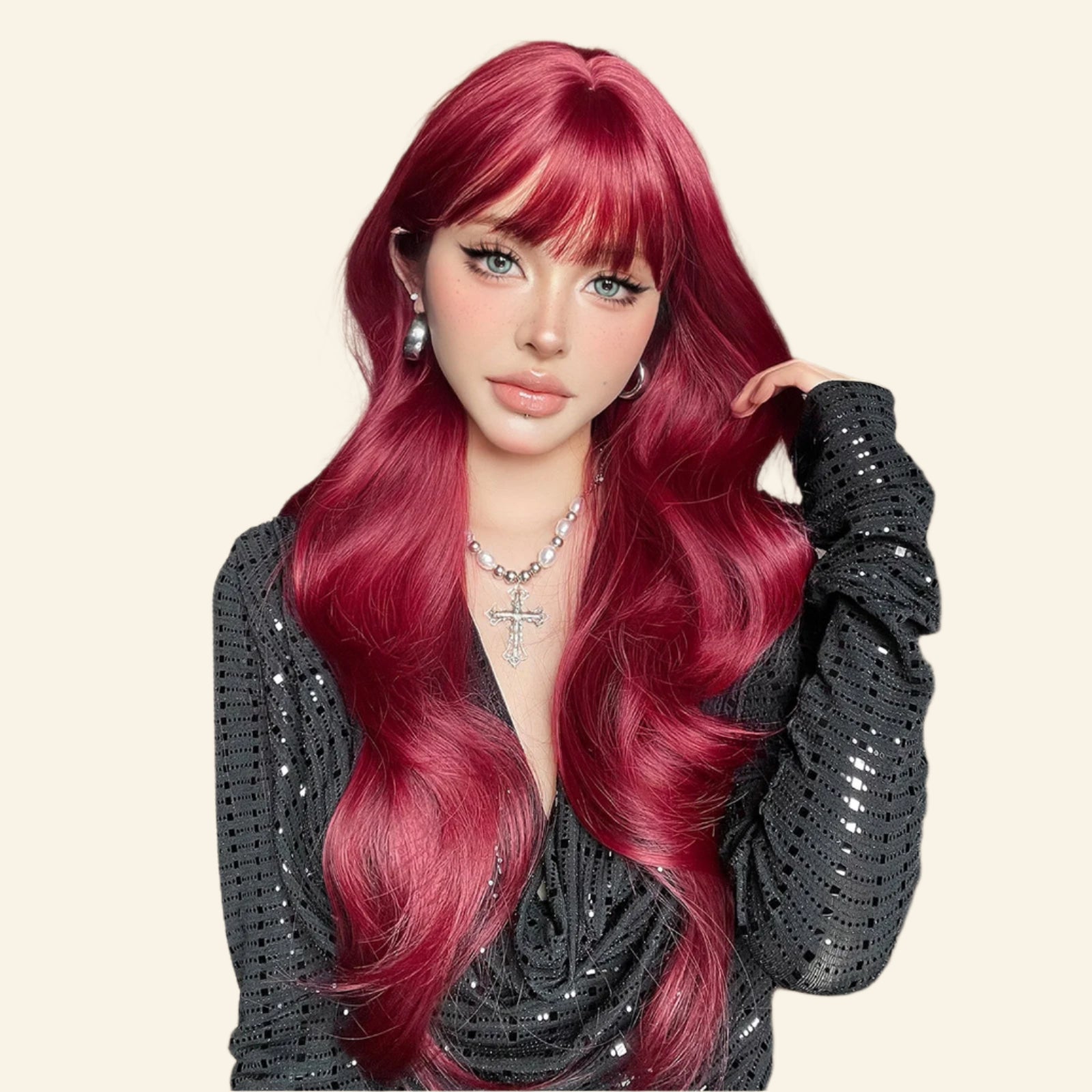 Seductress Ruby Synthetic Wig