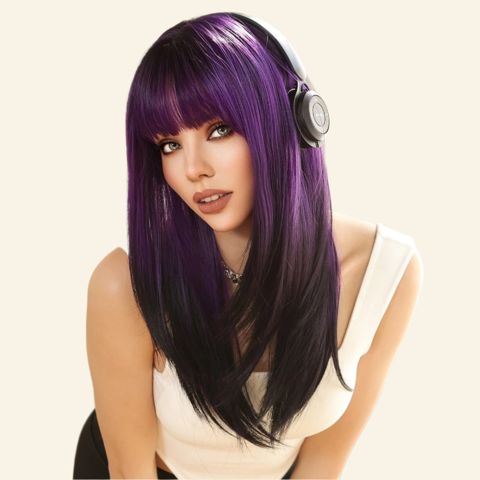 Vixen Purple Passion Synthetic Wig