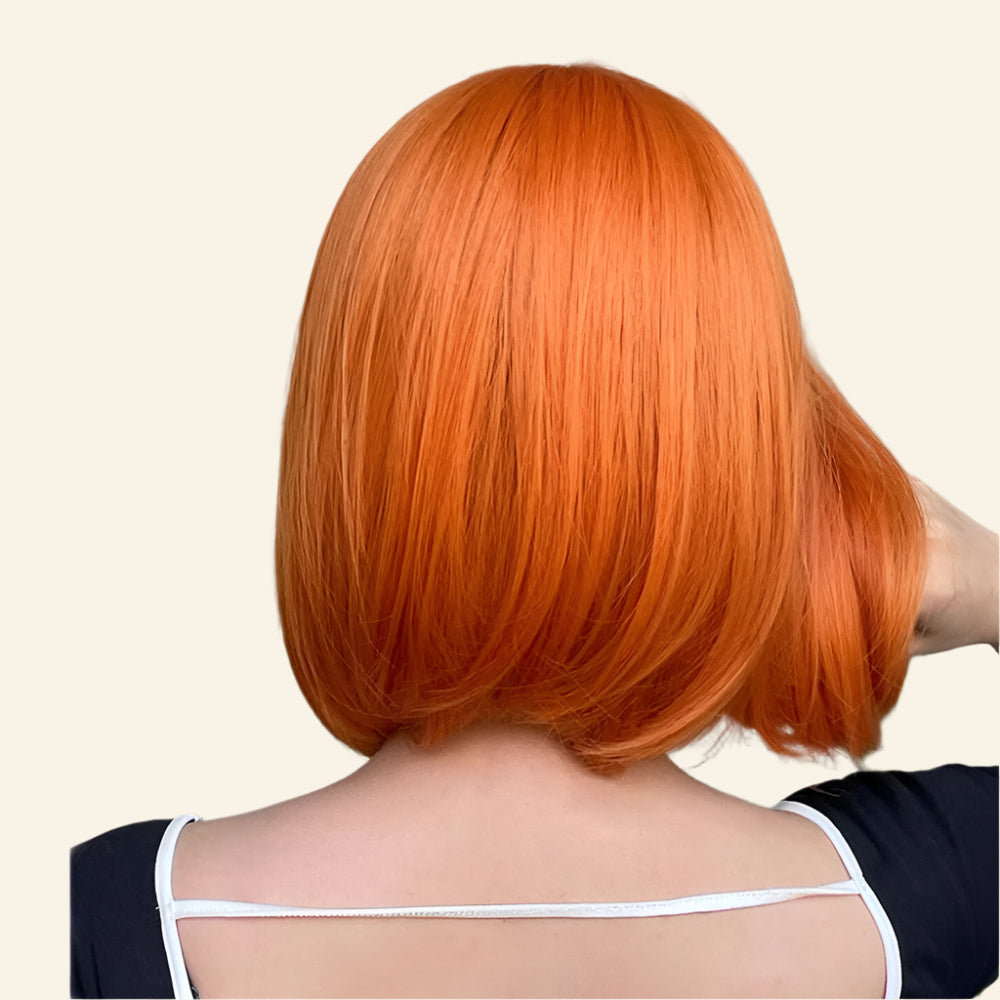 Fiery Sunset Bob Synthetic Wig