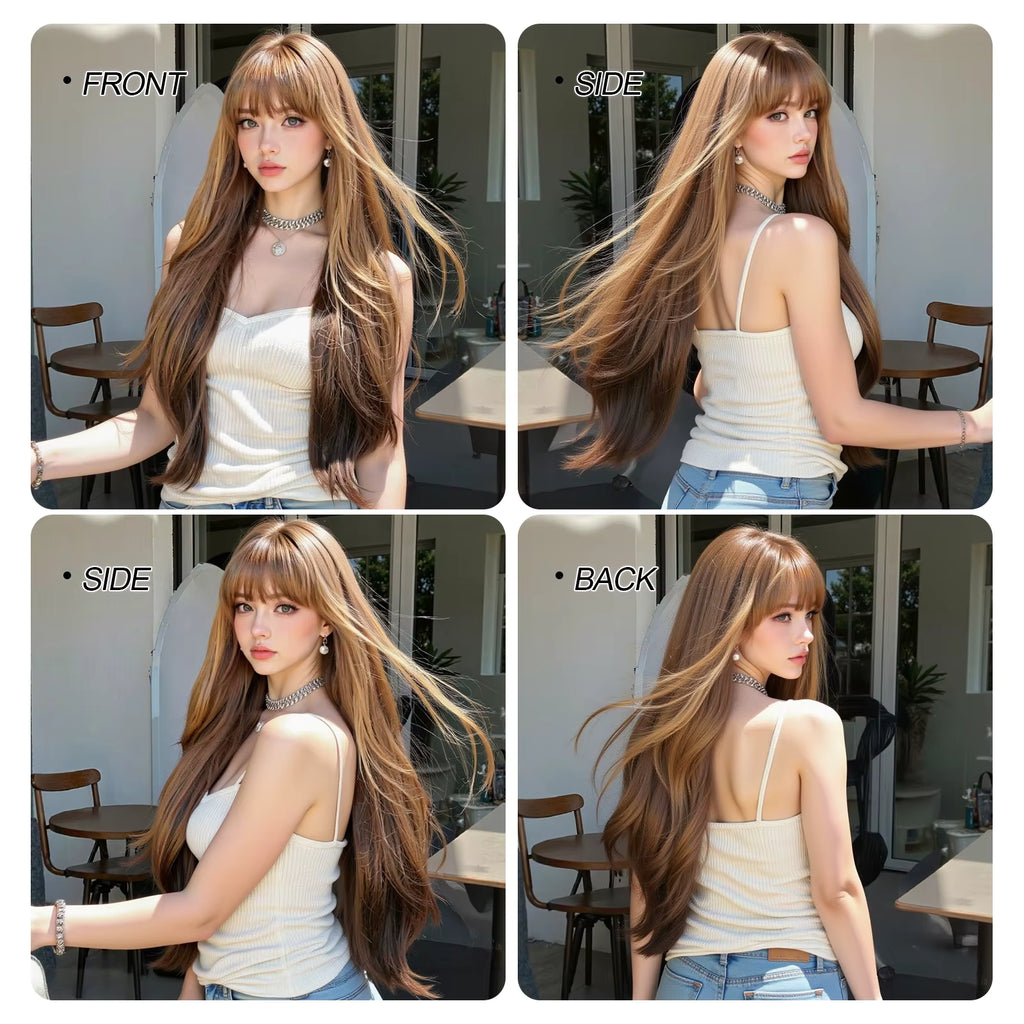 Caramel Sunset Synthetic Wig