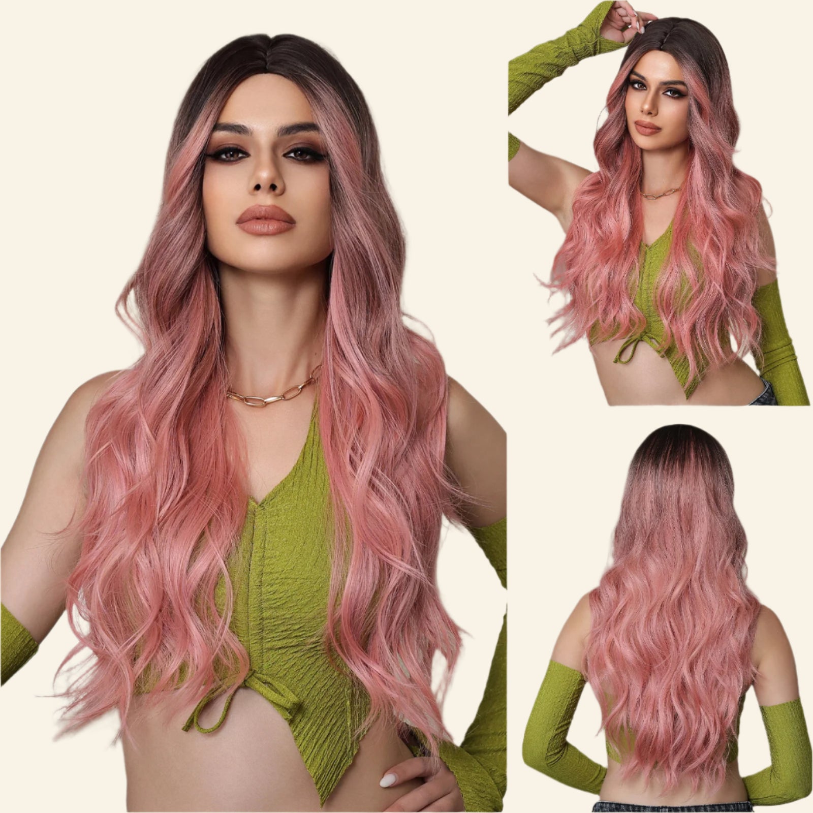Rose Quartz Reverie Synthetic Wig