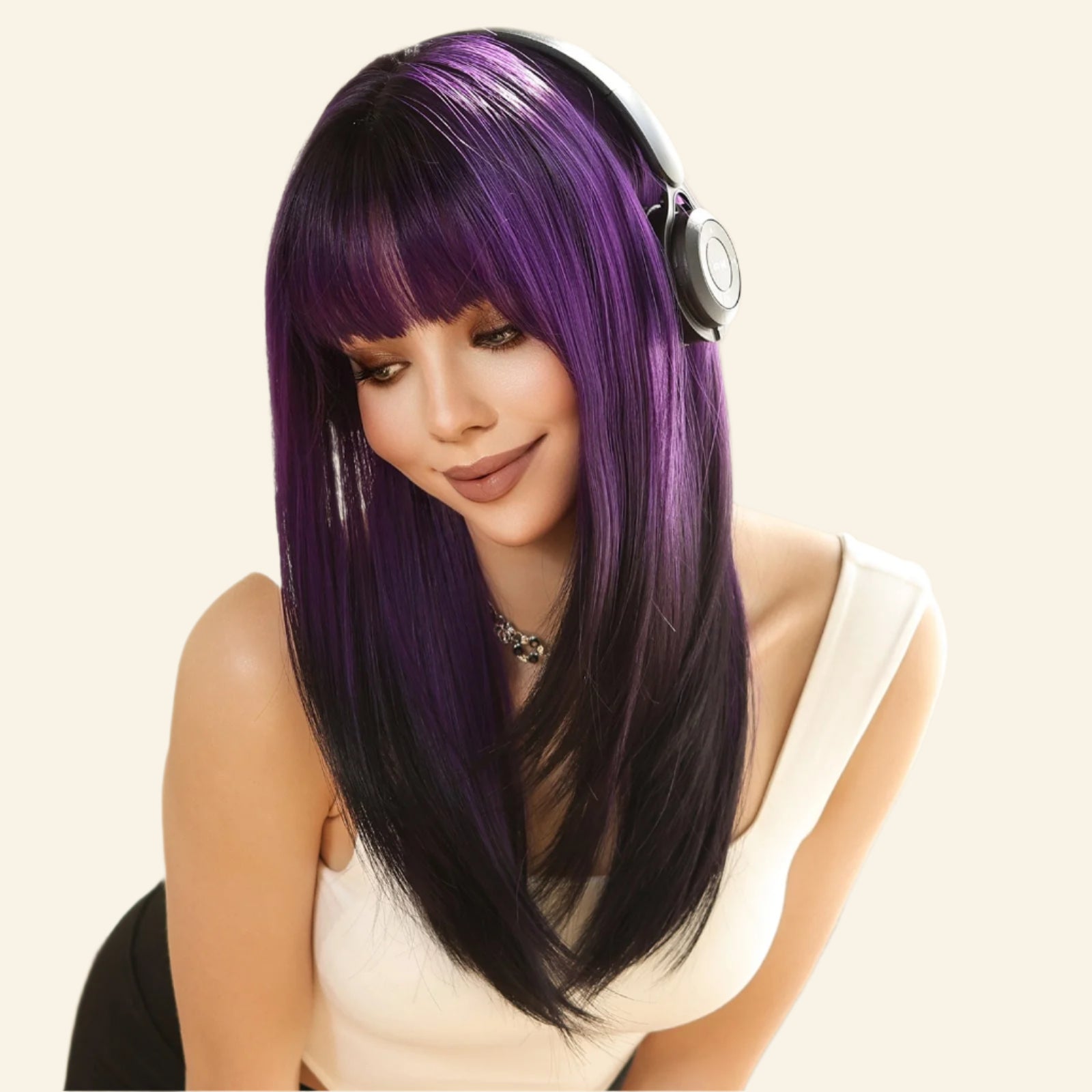 Vixen Purple Passion Synthetic Wig