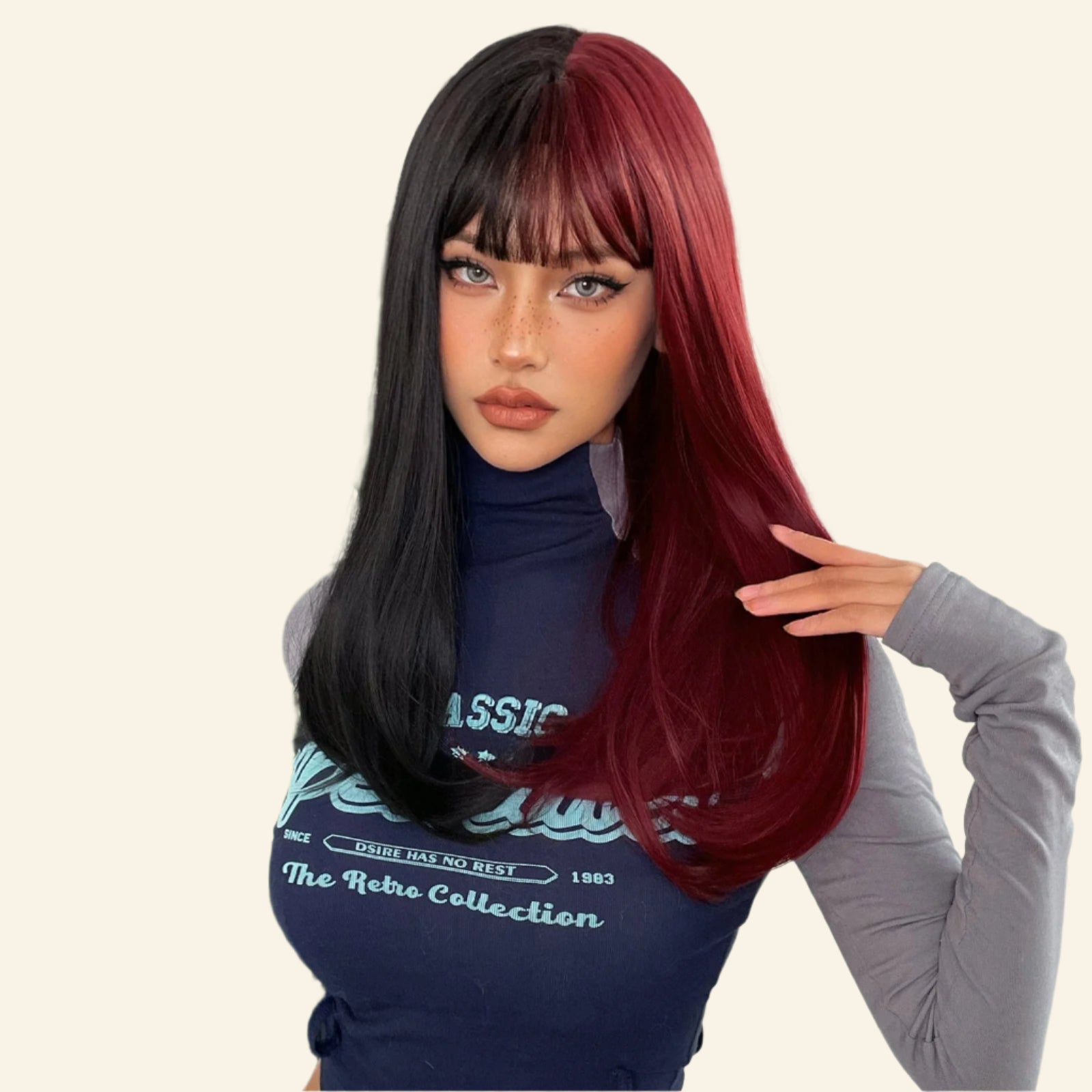 Split Siren Synthetic Wig