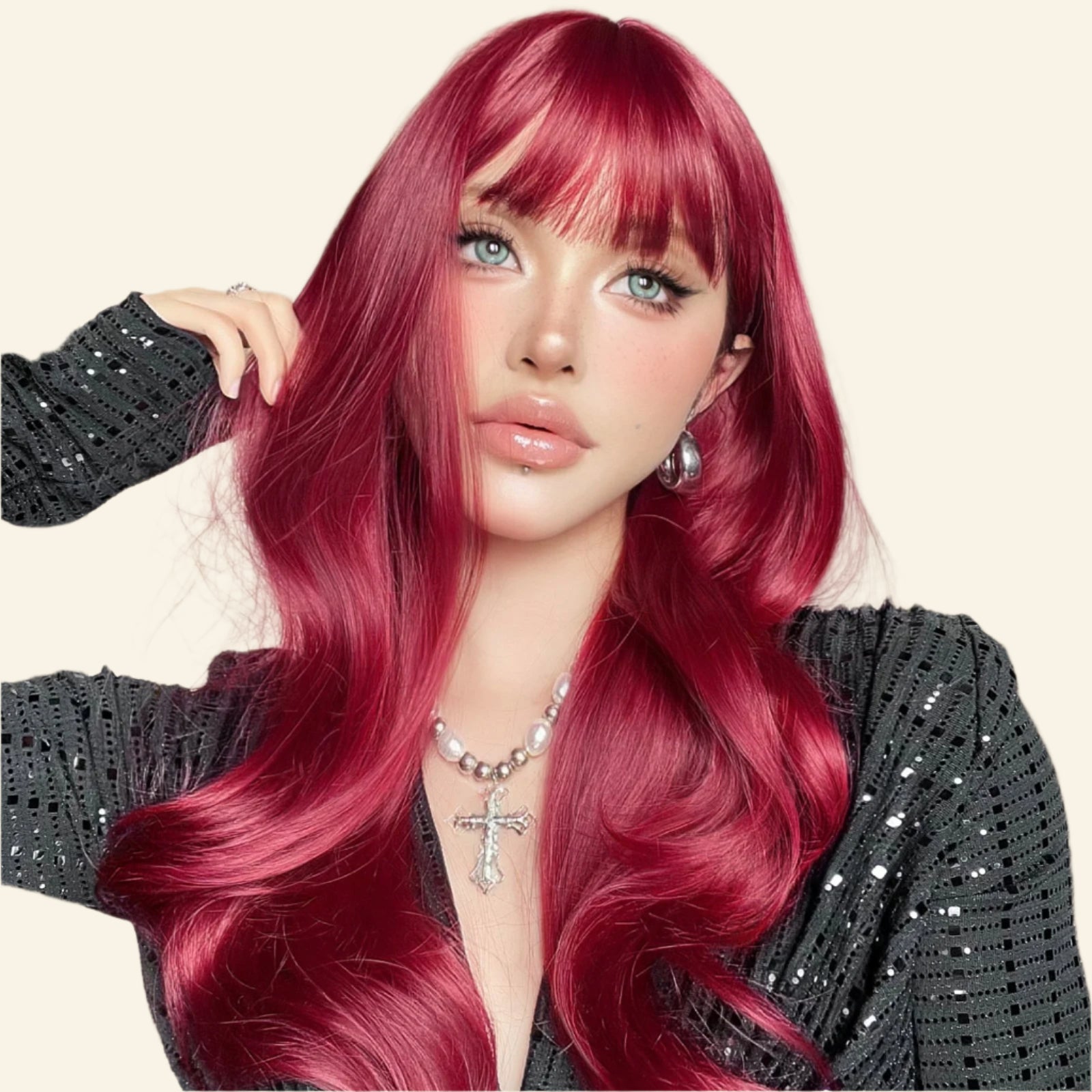 Seductress Ruby Synthetic Wig