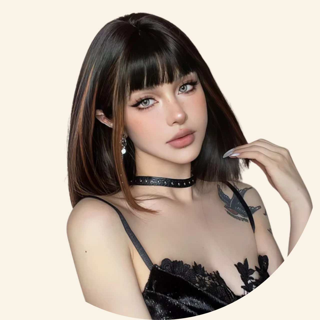 Midnight Elegance Synthetic Wig