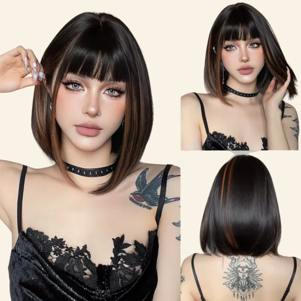 Midnight Elegance Synthetic Wig