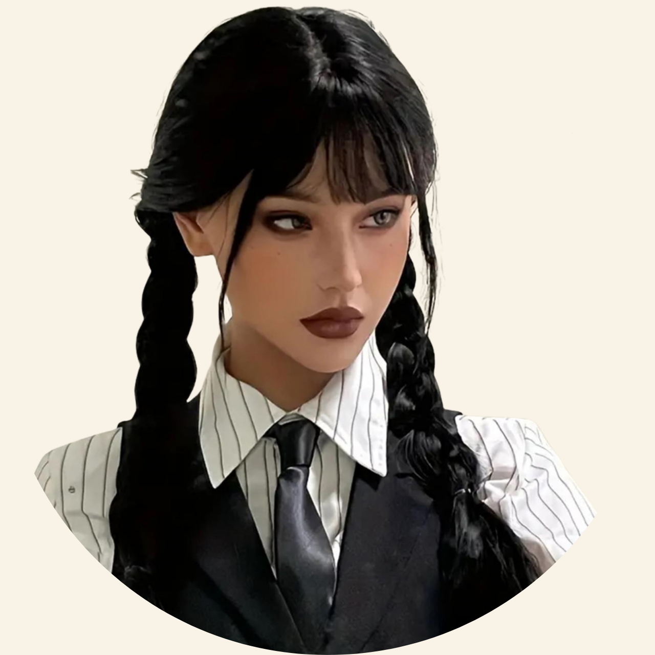 Wednesday's Enchantment Long Black Braid Wig