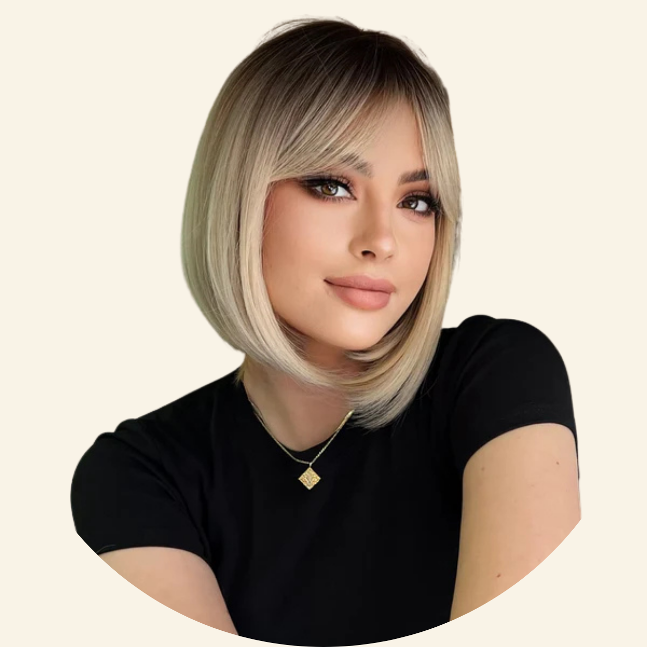 Frosted Gleam Synthetic Wig