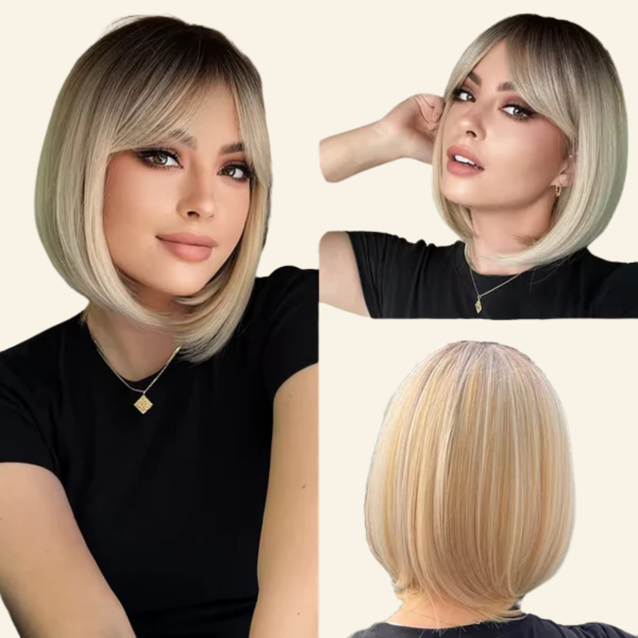 Frosted Gleam Synthetic Wig