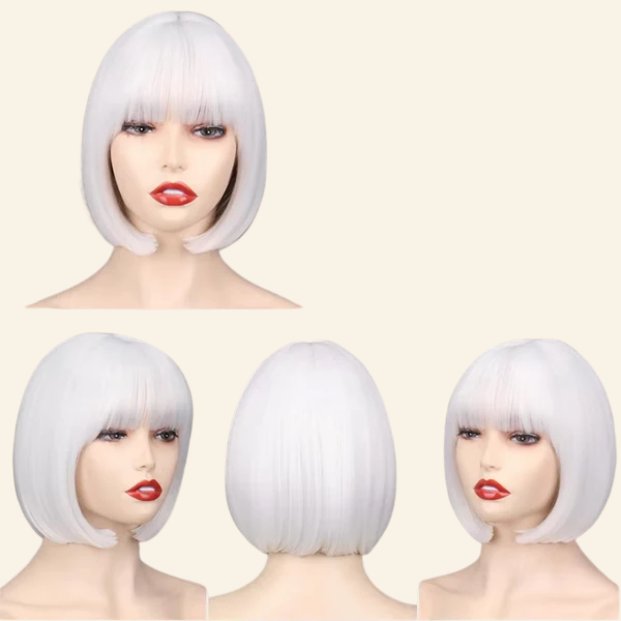 Snowy Bob Synthetic Wig