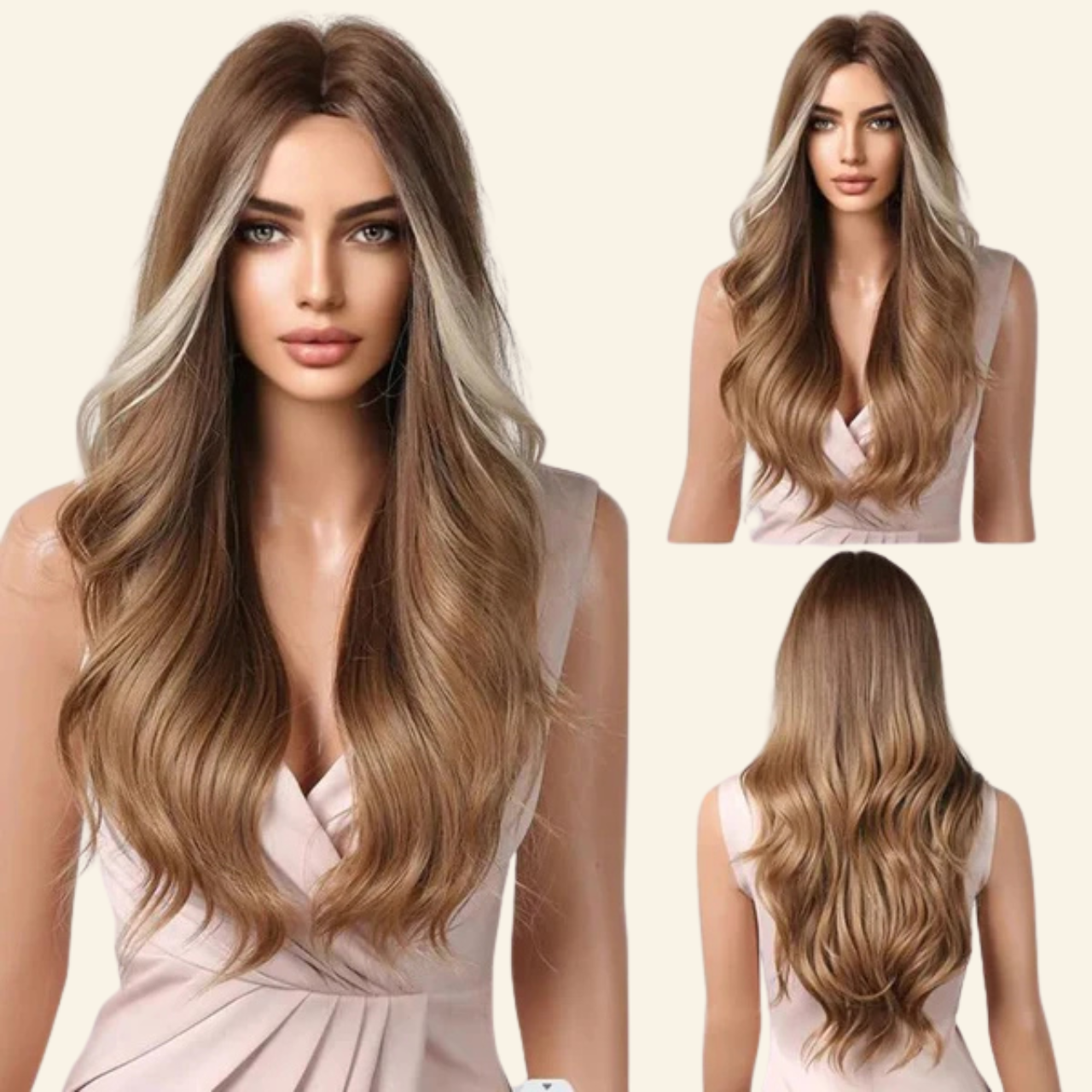 Honey Ripple Synthetic Wig
