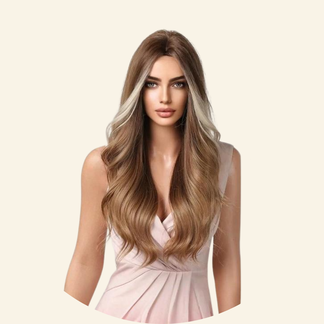 Honey Ripple Synthetic Wig