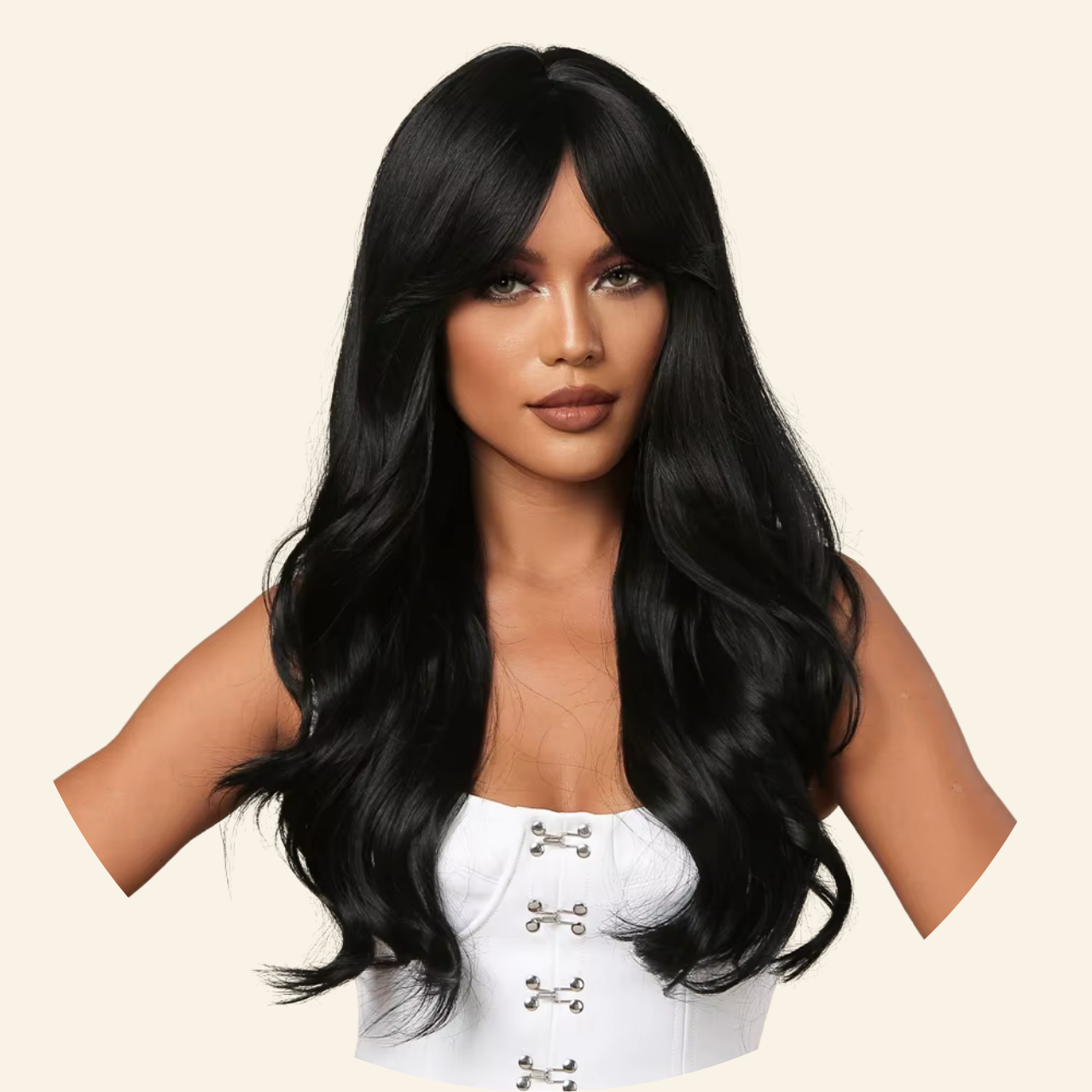 Black Velvet Synthetic Wig