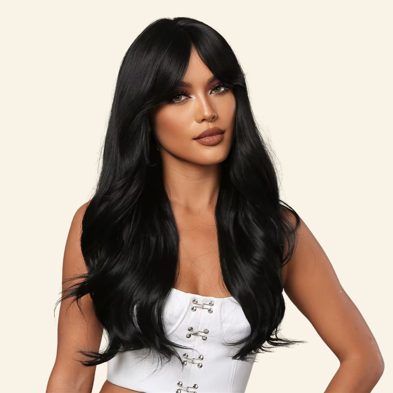 Black Velvet Synthetic Wig