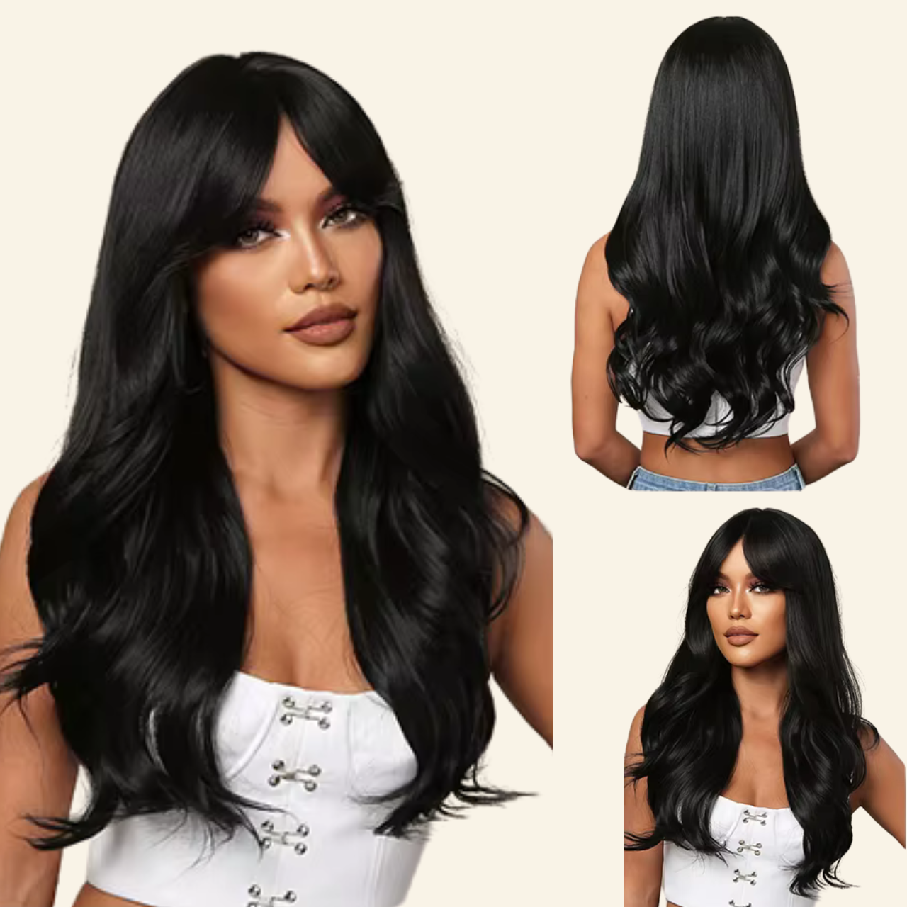 Black Velvet Synthetic Wig