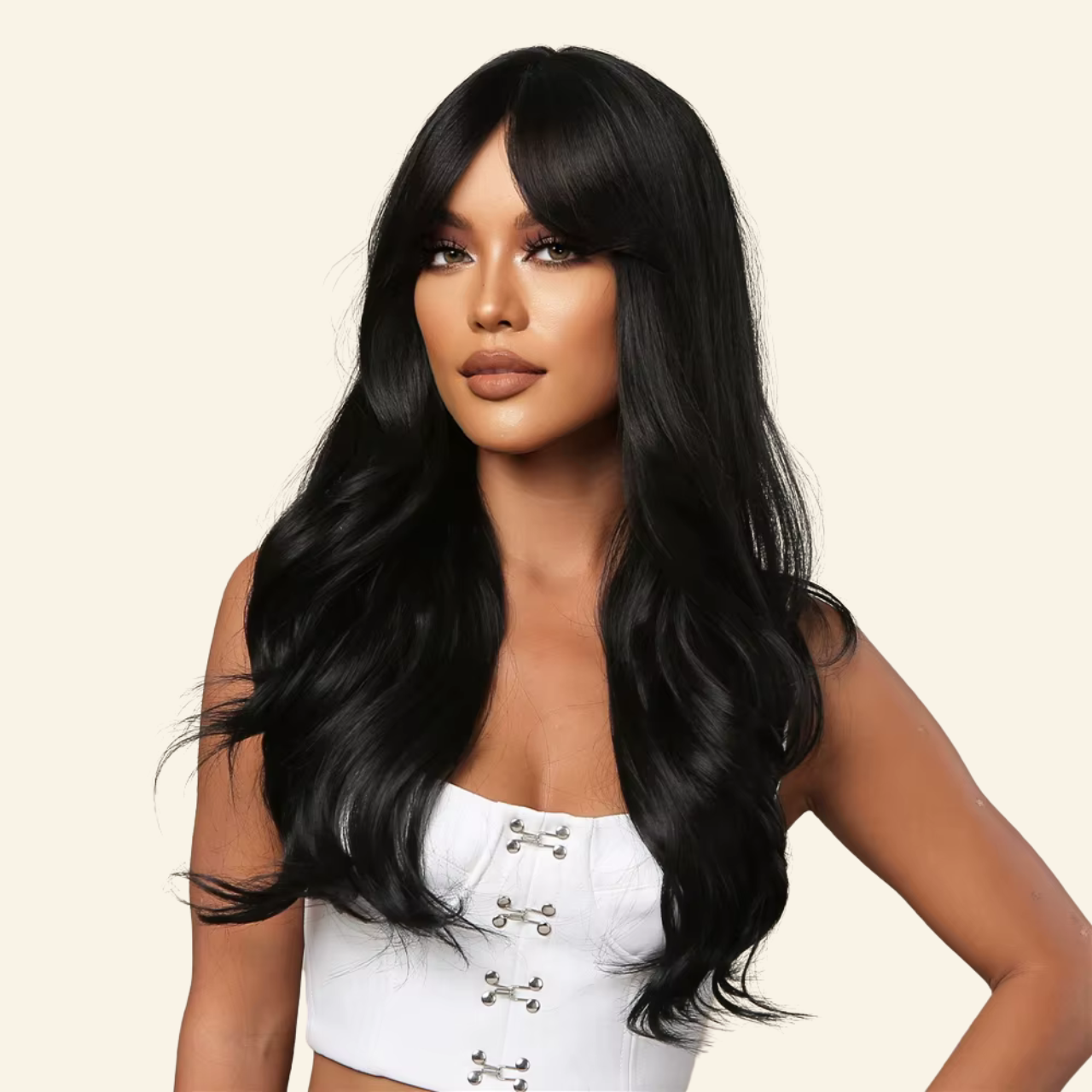 Black Velvet Synthetic Wig