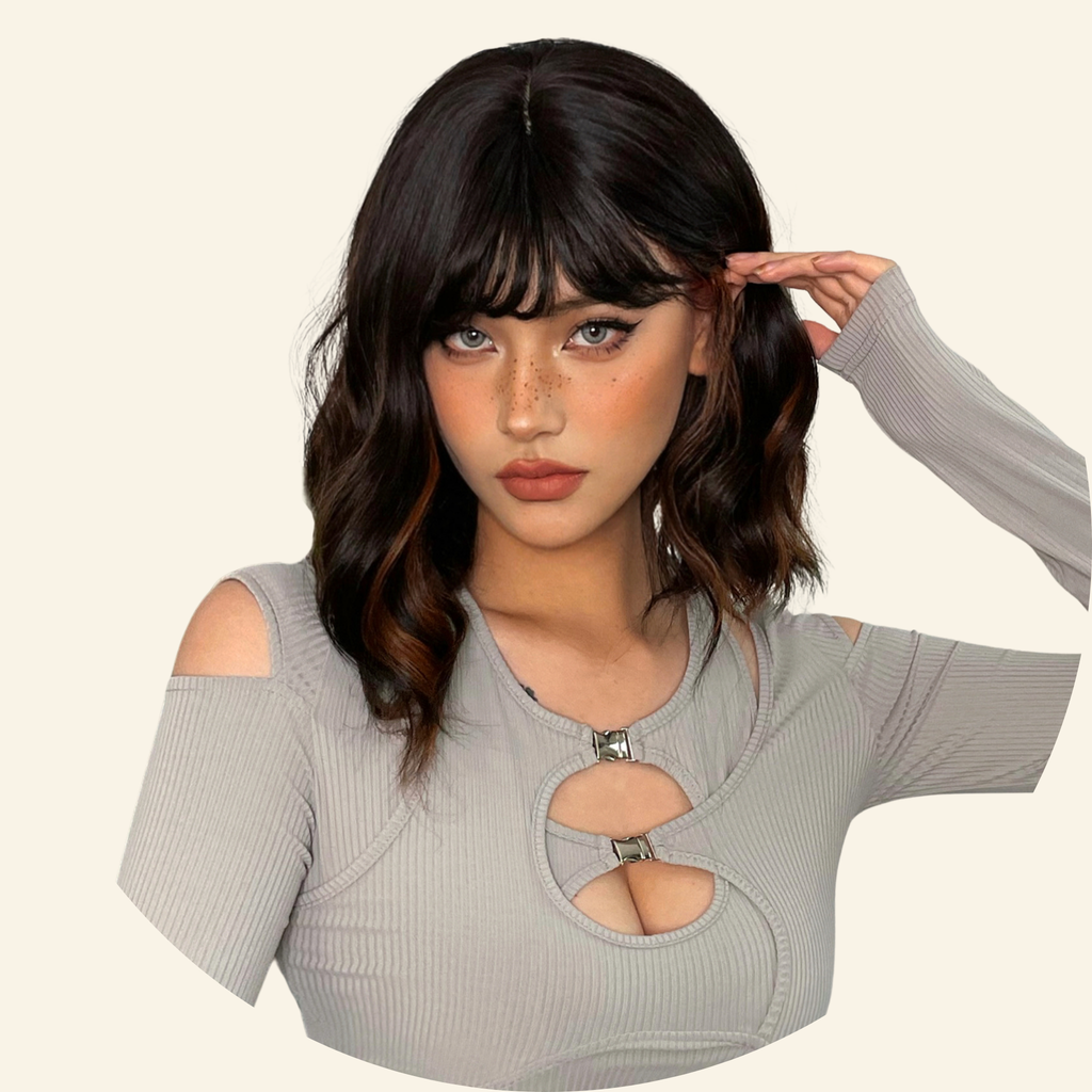 Ebony Glow Synthetic Wig