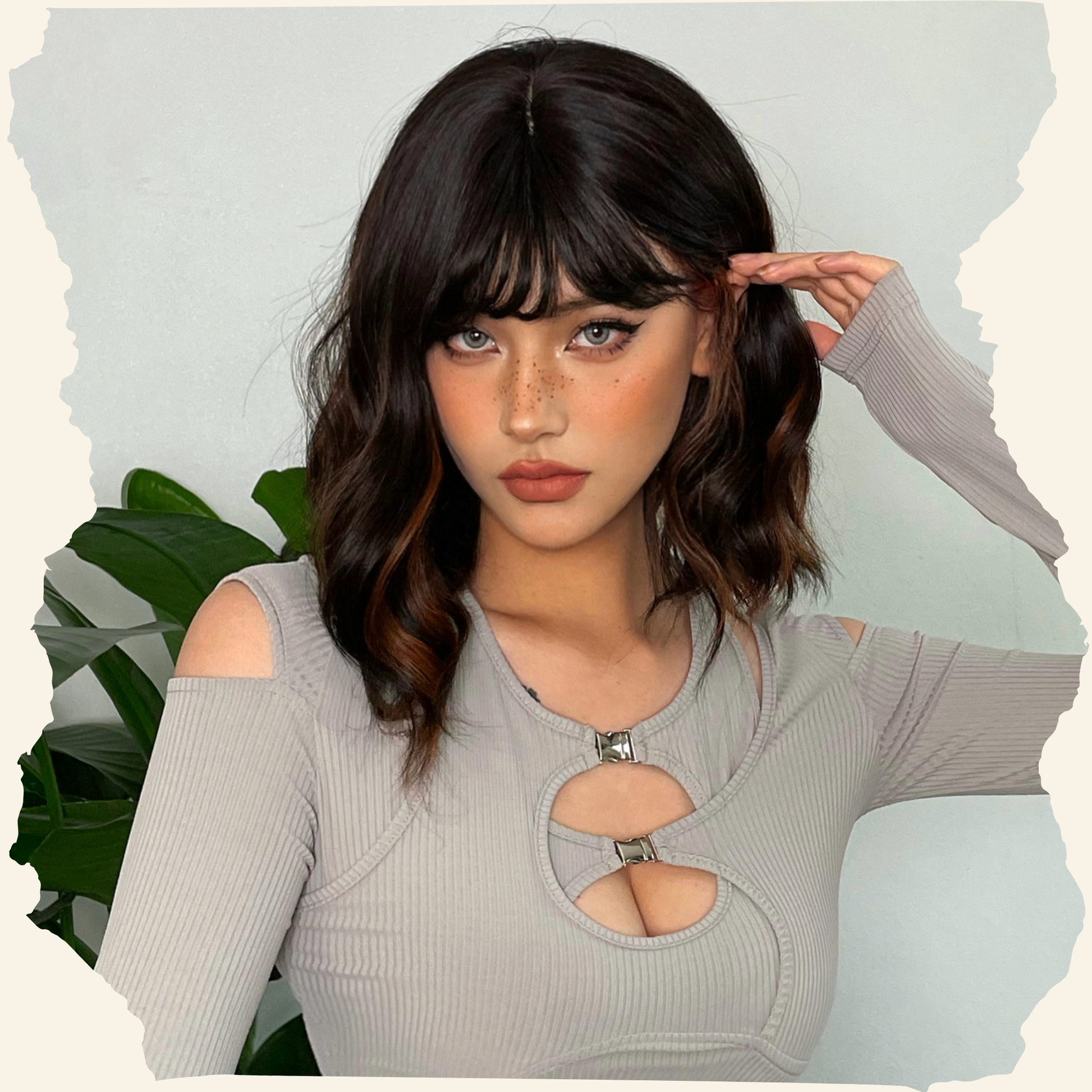 Ebony Glow Synthetic Wig