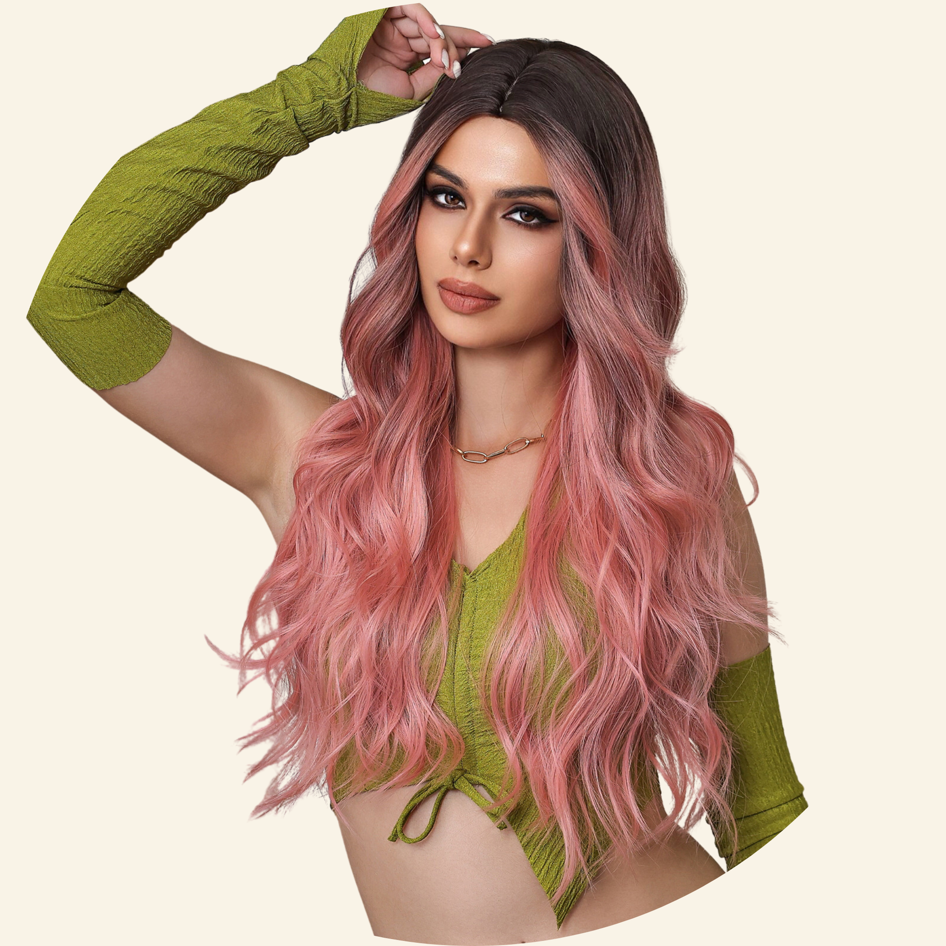 Rose Quartz Reverie Synthetic Wig