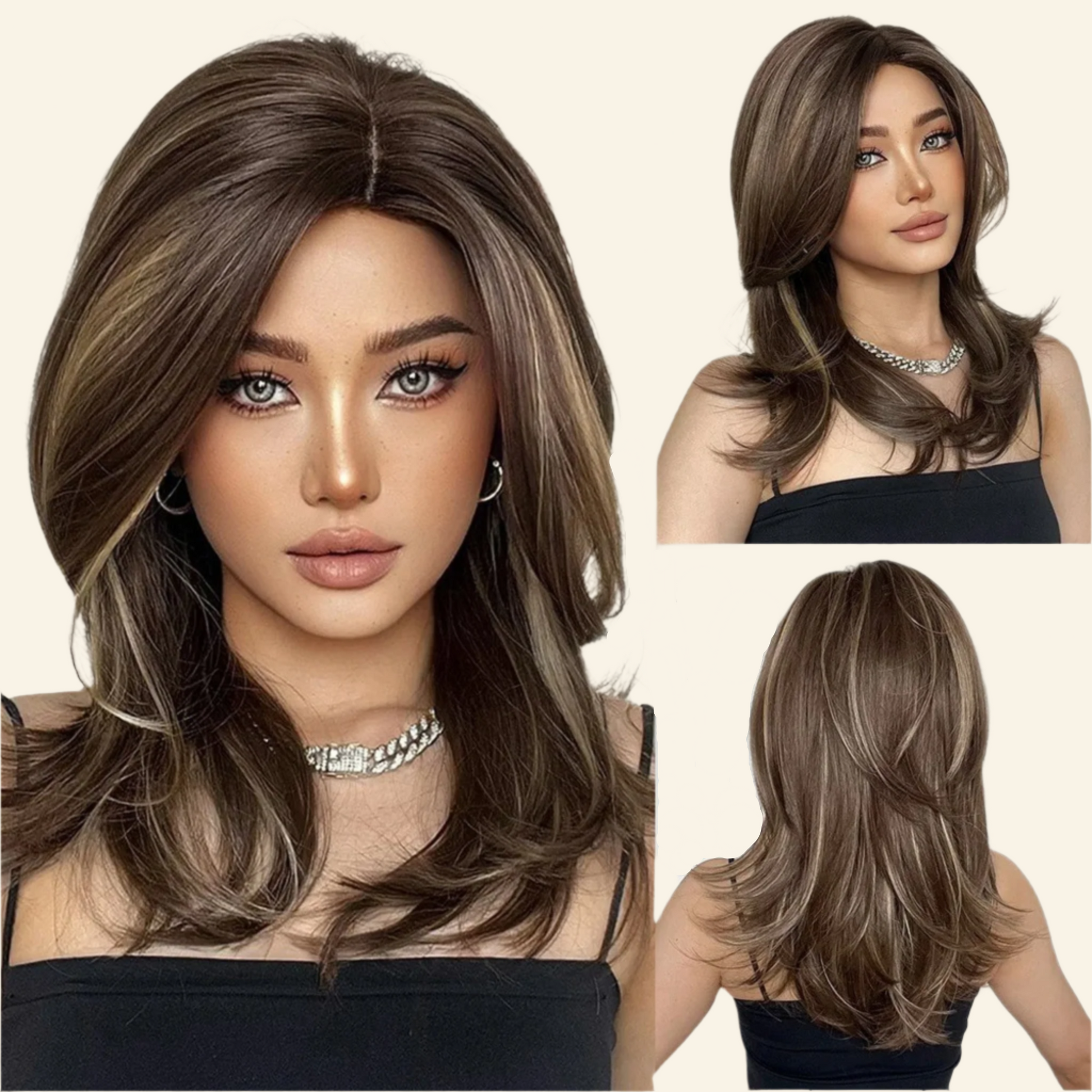 Luxe Caramel Synthetic Wig