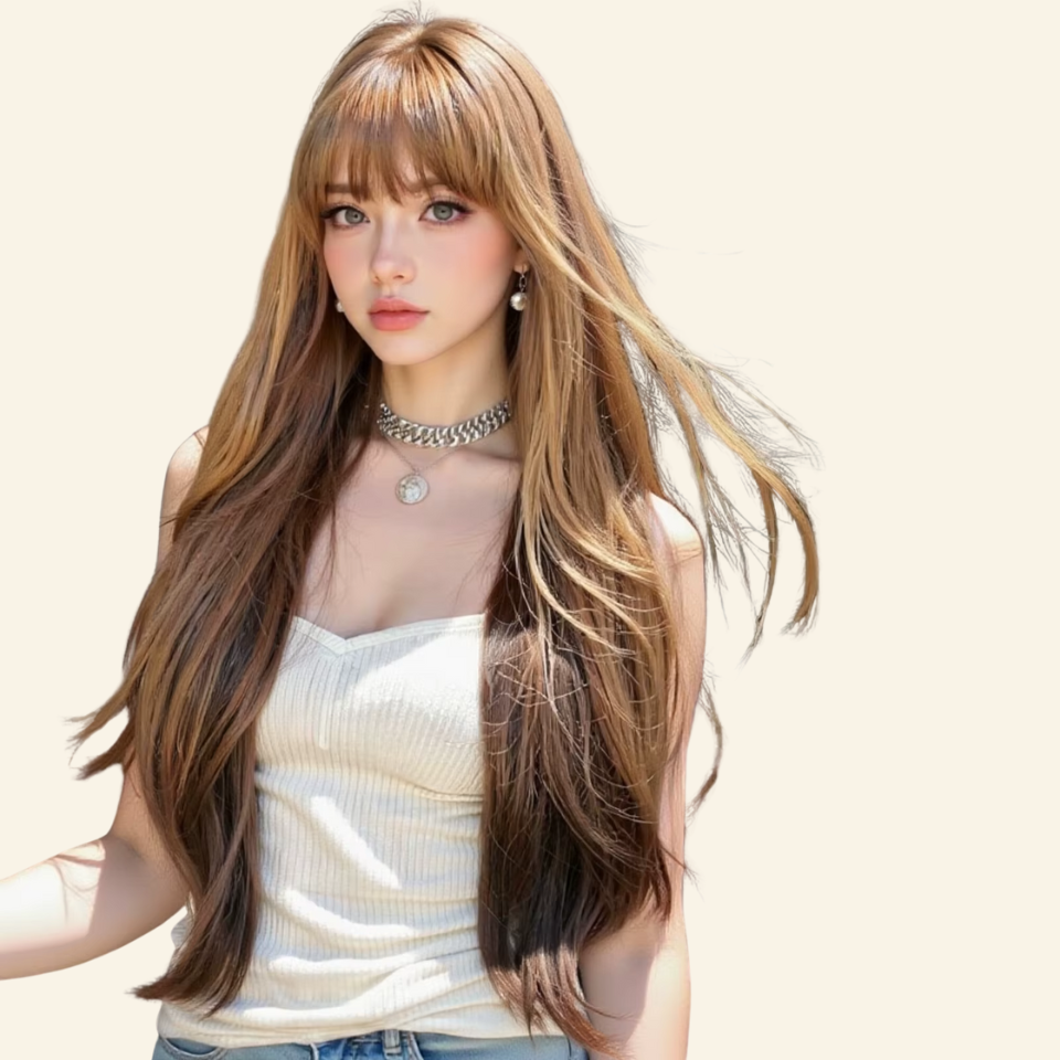 Caramel Sunset Synthetic Wig