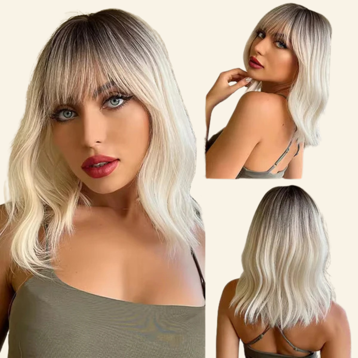 Timeless Blonde Synthetic Wig