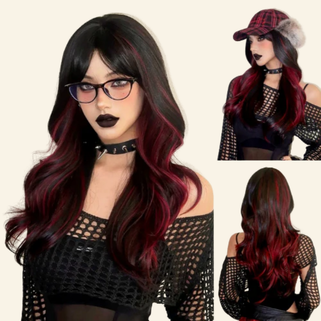Rebel Red Synthetic Wig