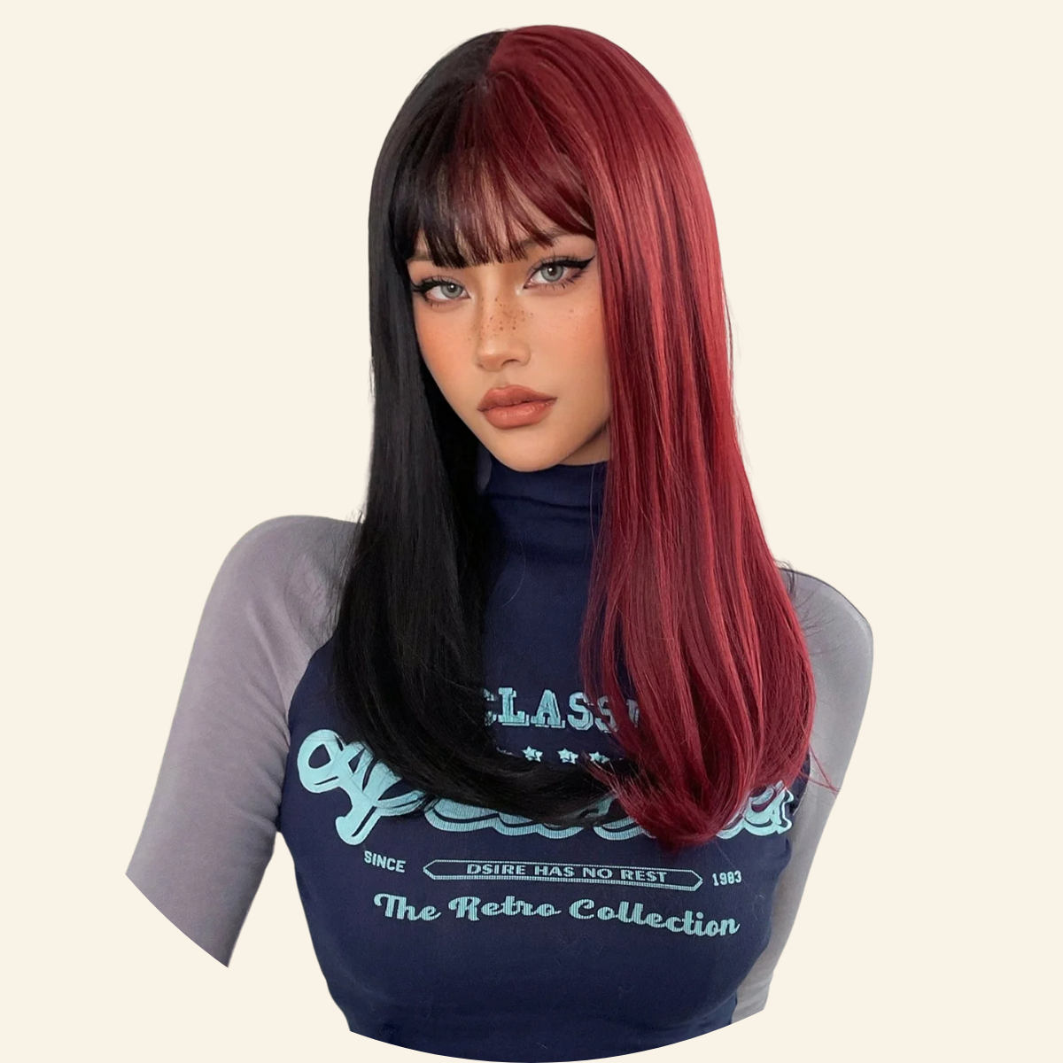 Split Siren Synthetic Wig