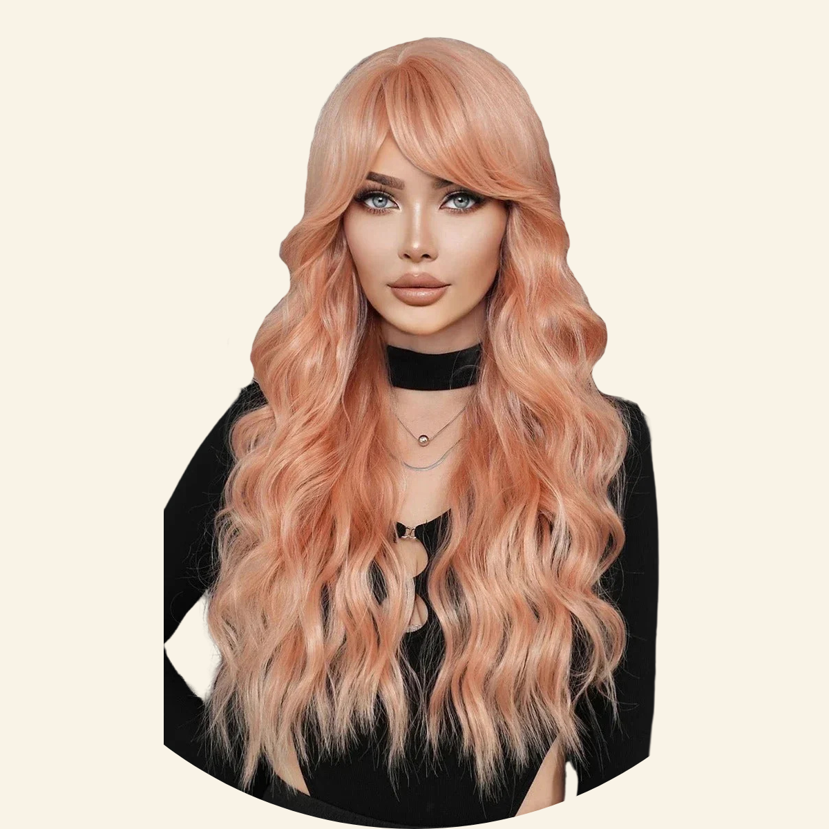 Peach Dream Synthetic Wig