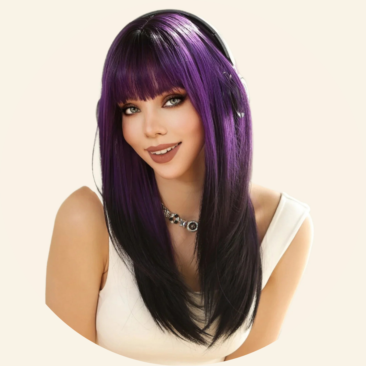 Vixen Purple Passion Synthetic Wig