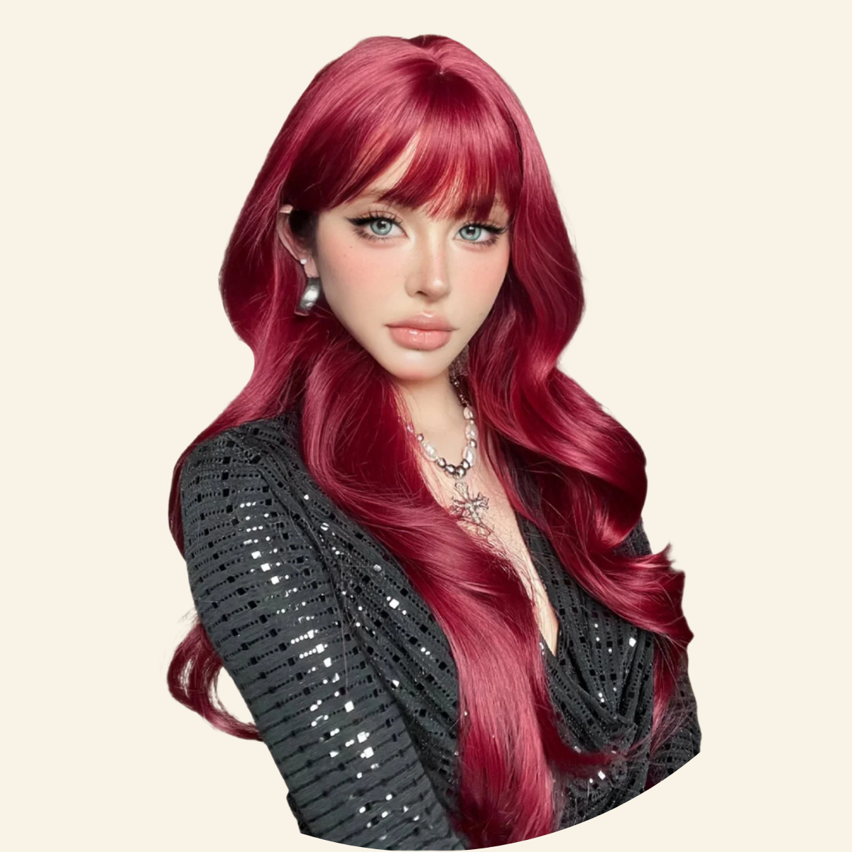 Seductress Ruby Synthetic Wig