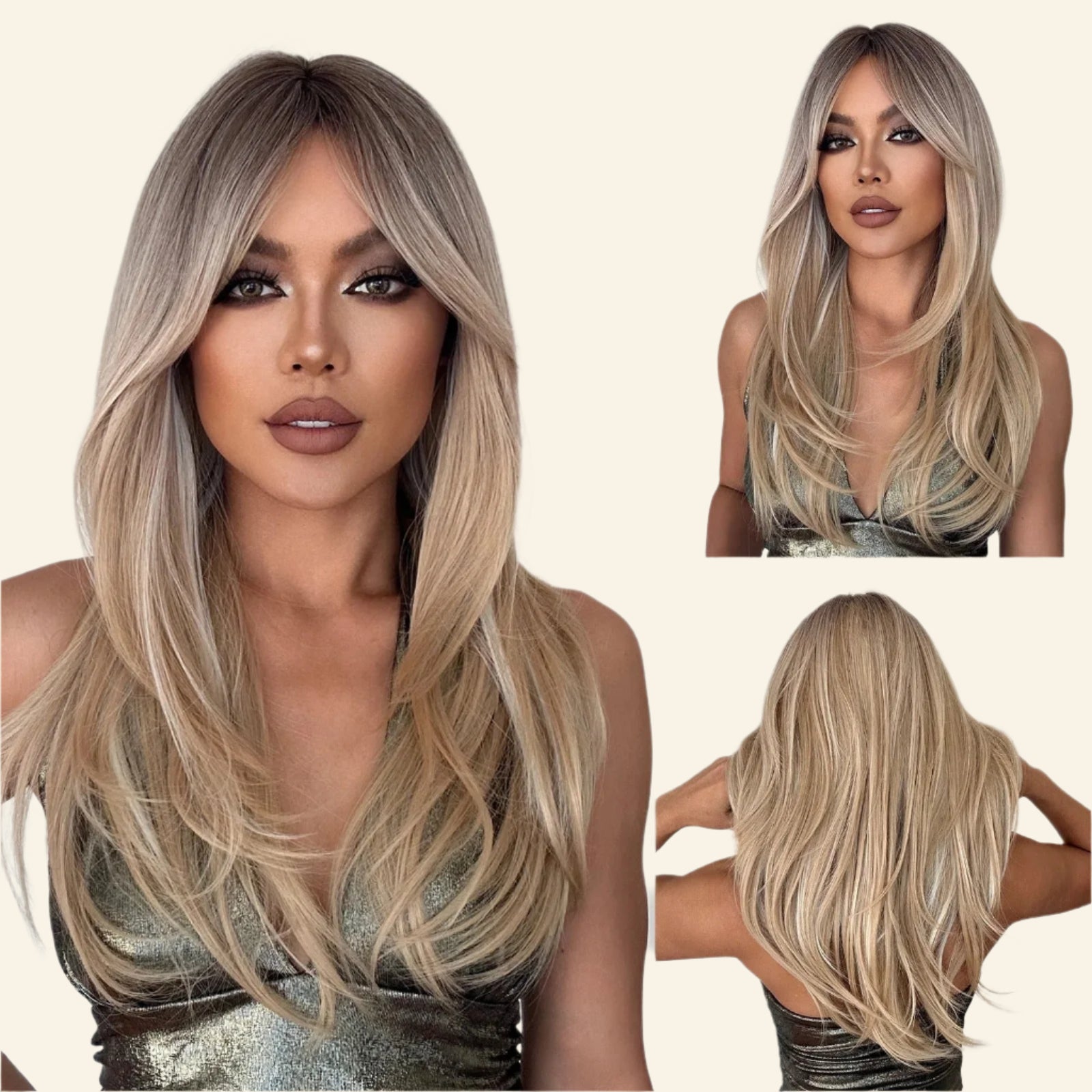 Glam Layered Luxe Synthetic Wig