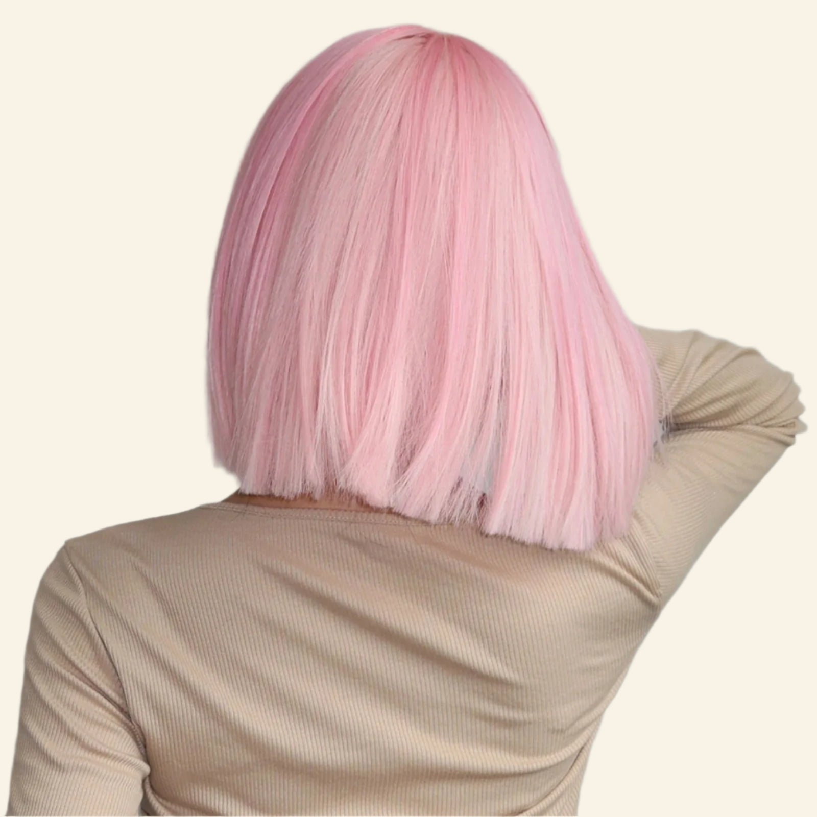 Pink Pop Synthetic Wig