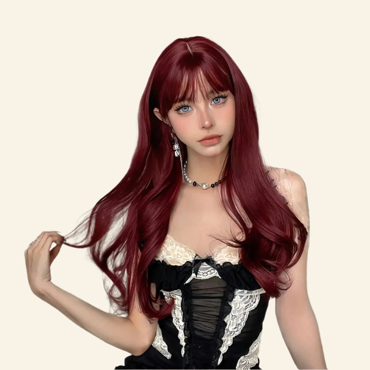 Ruby Ripple Synthetic Wig