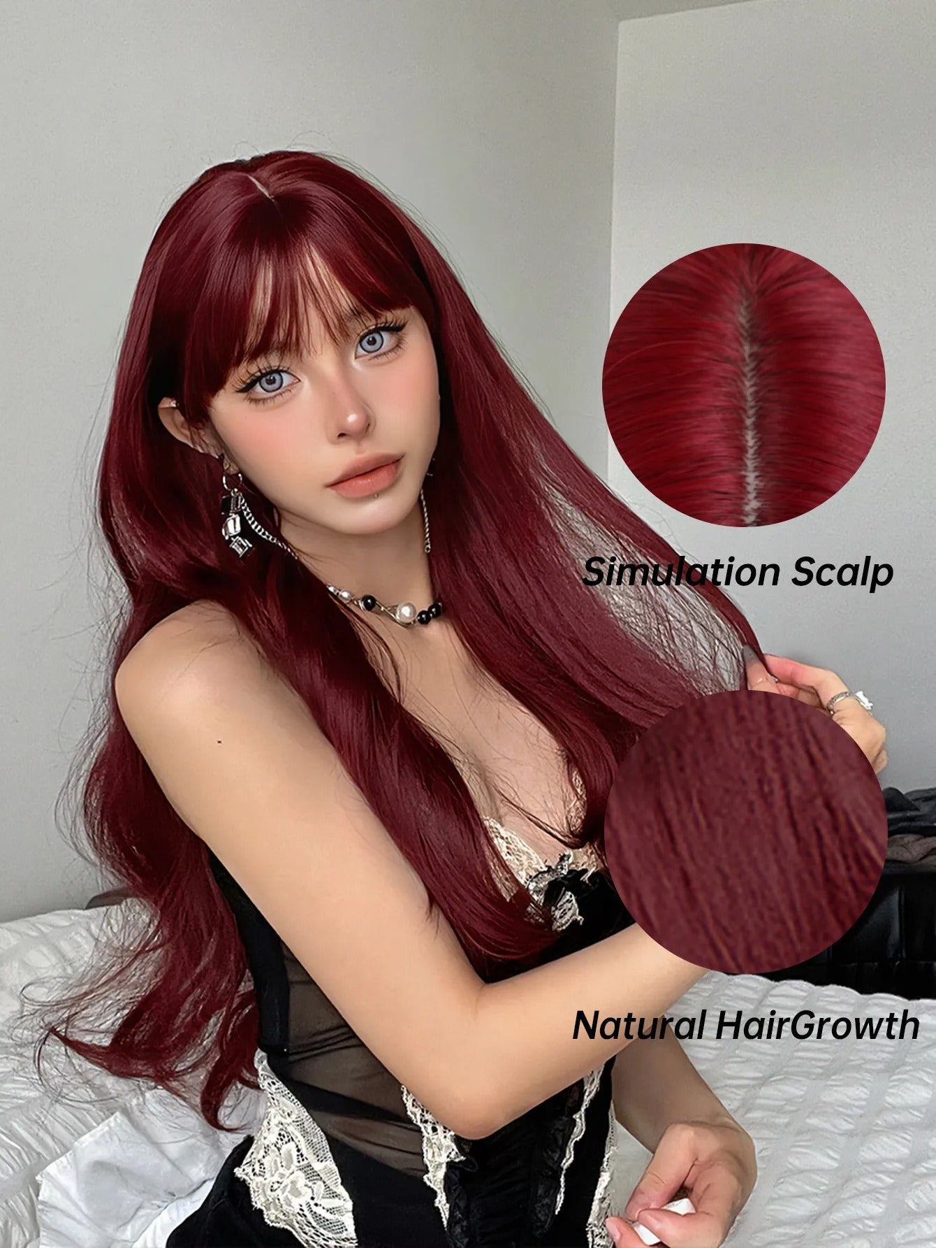 Ruby Ripple Synthetic Wig